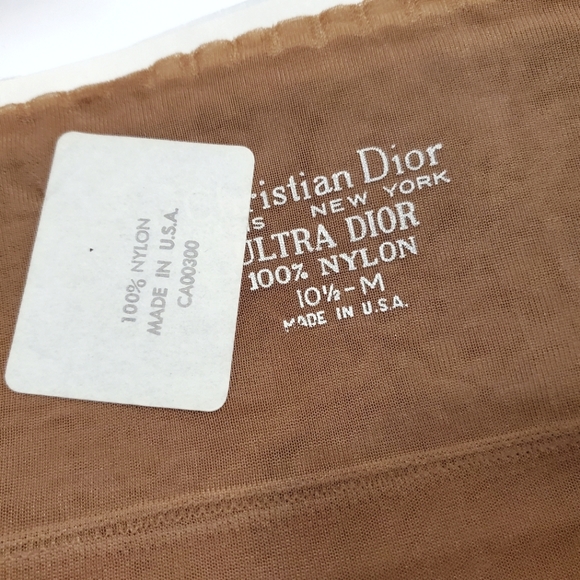 Christian Dior - Vintage Box Set with 3 pairs of Nylon Stockings - Size 10.5M - Picture 3 of 5